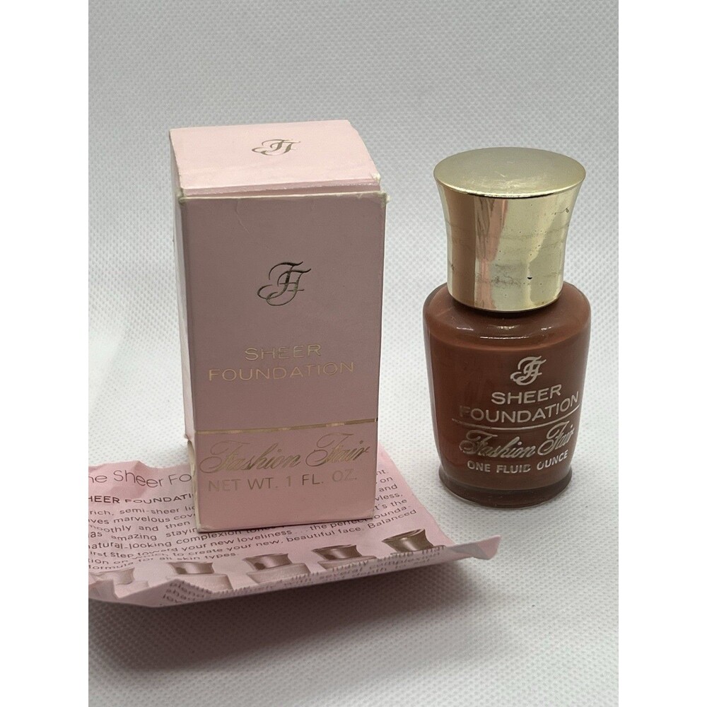 RARE! Vintage Fashion Fair Sheer Foundation COPPER BLAZE 4014 1 fl oz NOS NIB